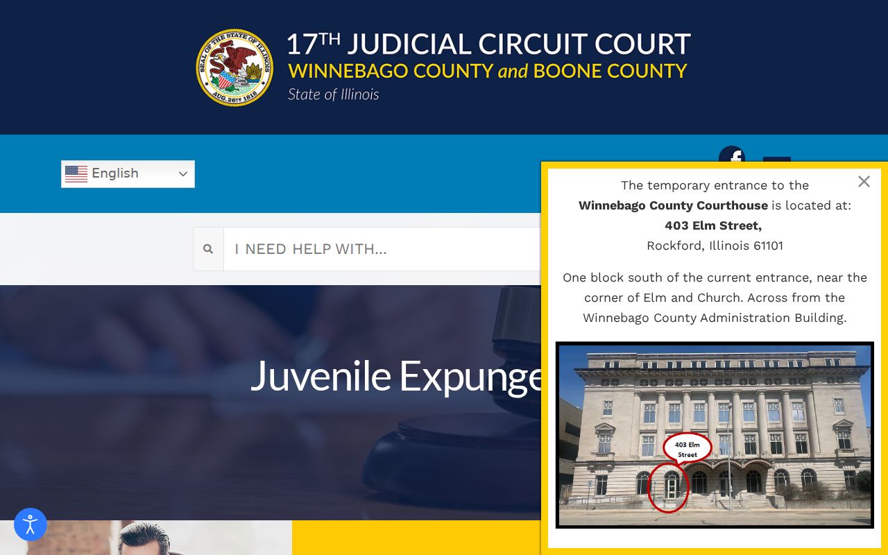 Winnebago County arrest record juvenile expungement information