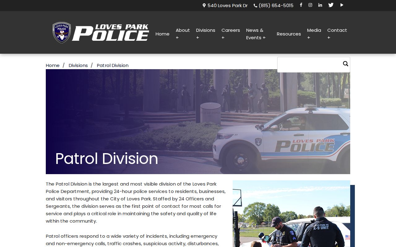 Winnebago County Loves Park police criminal history records source