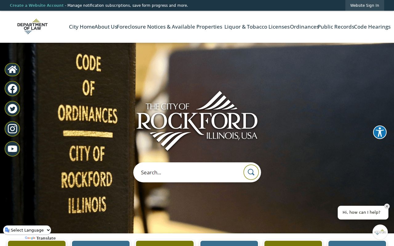 Rockford criminal history administrative code hearing records